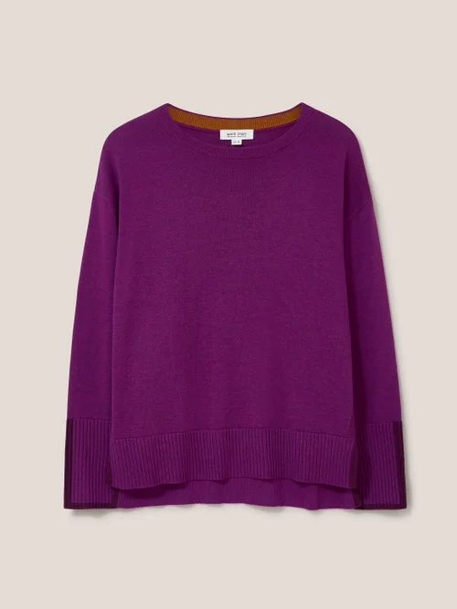 Olive Pullover - Dunkel-Pink - 34 Bild 4