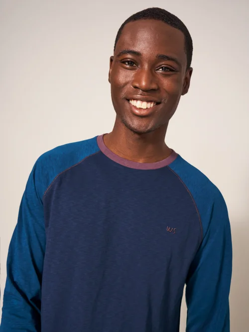 Robbie Raglan-Longsleeve - Französisches Marineblau - L Bild 2