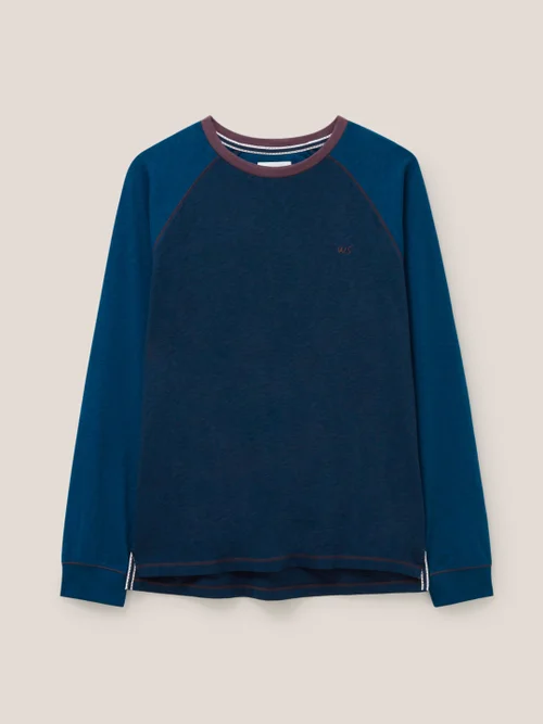 Robbie Raglan-Longsleeve - Französisches Marineblau - L Bild 4