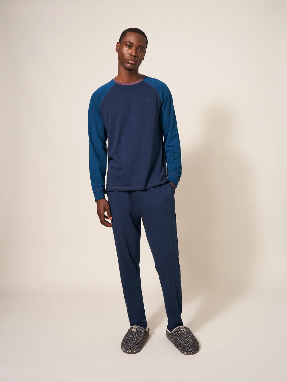 Robbie Raglan-Longsleeve - Französisches Marineblau - L Bild 1