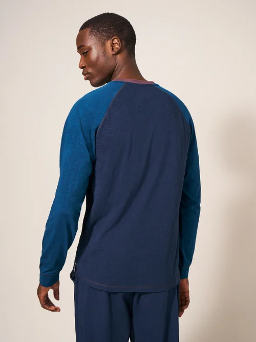 Robbie Raglan-Longsleeve - Französisches Marineblau - L Bild 3