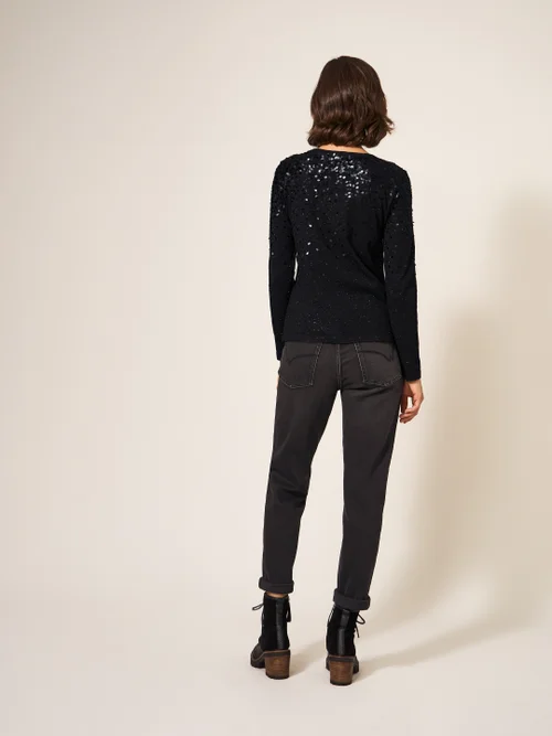 Roxy Paillettentop - Anthrazit - 34 Bild 3