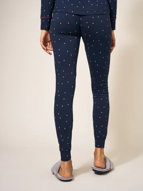 Selena Leggings aus Jersey - Marineblau Mehrfarbig - L Bild 3