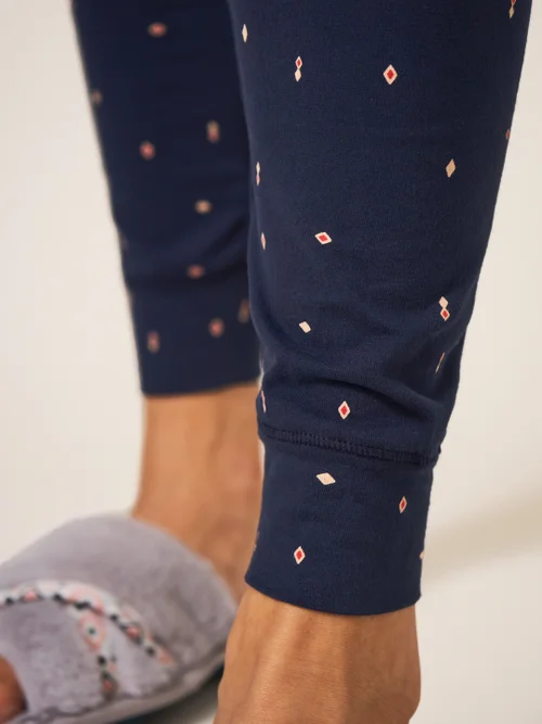 Selena Leggings aus Jersey - Marineblau Mehrfarbig - L Bild 2