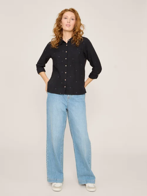 Sophie Bio-Baumwoll-Hemd - Pures Schwarz - 34 Bild 1