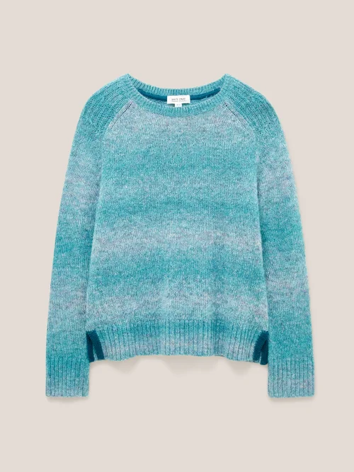 Space Dye Pullover - Blaugrün Mehrfarbig - 34 Bild 4
