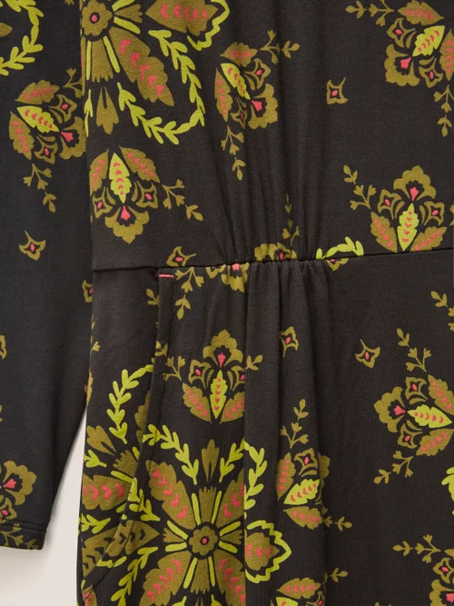 Tallie EcoVero Jerseykleid - Schwarzer Aufdruck - 34 Bild 2