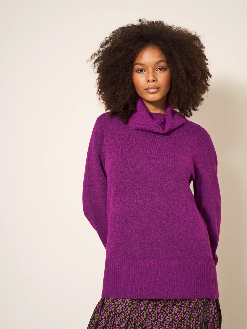 Waverly Pullover - Mittelviolett - 34 Bild 1
