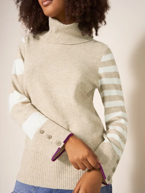 Waverly Pullover - Natur Mehrfarbig - 34 Bild 2