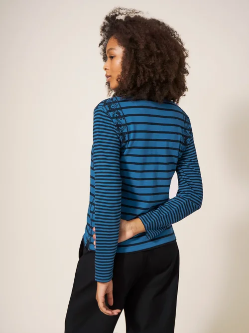 Whisper Langarmshirt - Blau Mehrfarbig - 38 Bild 3