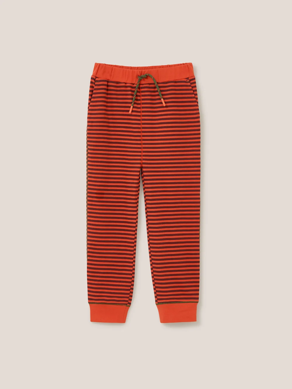 Frankie Gestreifte Jogginghoser - Rot 3-4 Bild 1