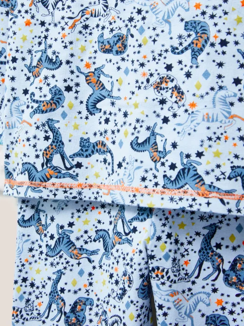 Pyjama mit Jungle-Print - Grau - 3-4 Bild 2