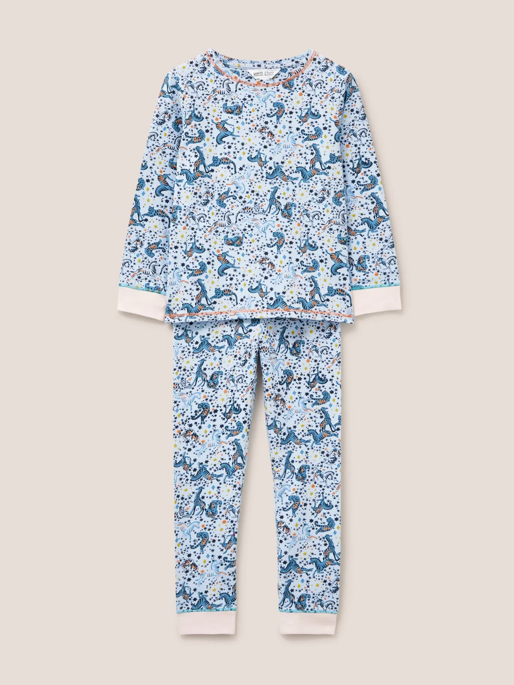 Pyjama mit Jungle-Print - Grau - 3-4 Bild 1