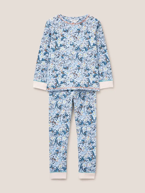 Pyjama mit Jungle-Print - Grau - 3-4 Bild 1