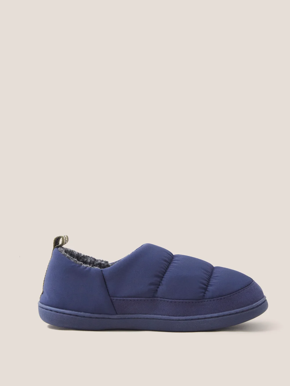 Puffer Hausschuhe aus Nylon - Marine- L Bild 1