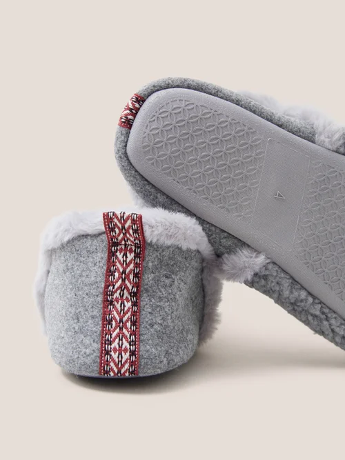 Reya Hausschuhe mit geschlossener Ferse - Grau - 36 Bild 3