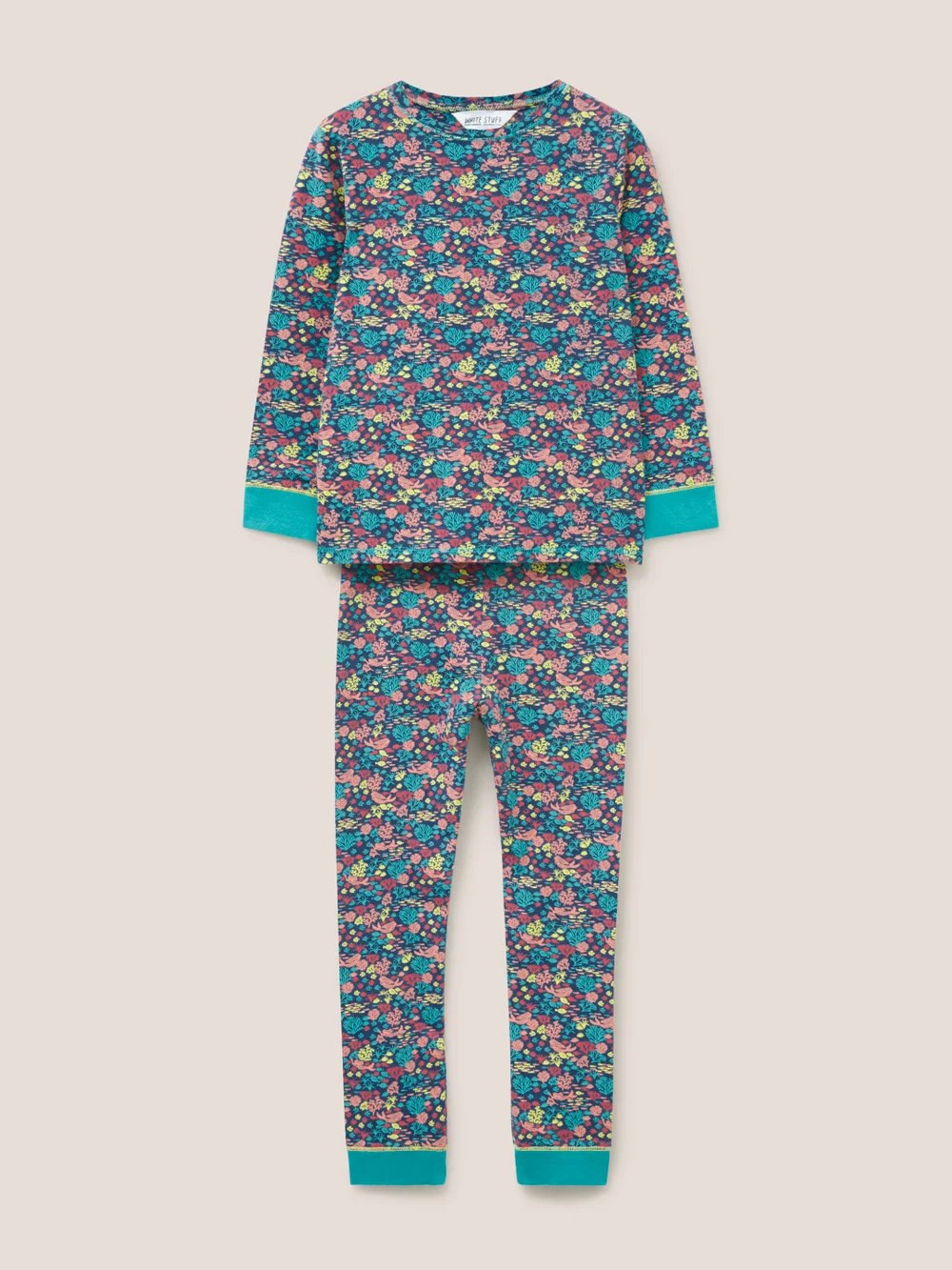 Pyjama mit Meeresmotiven- Marine - 3-4 Bild 1