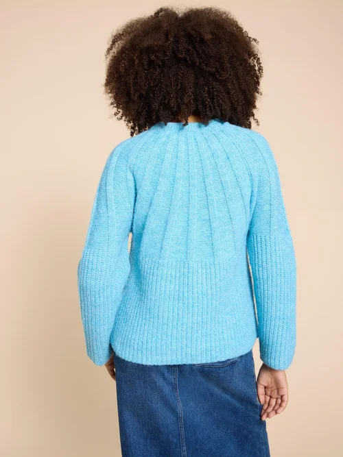Clover Pullover - Mid Blue - 38 Bild 4