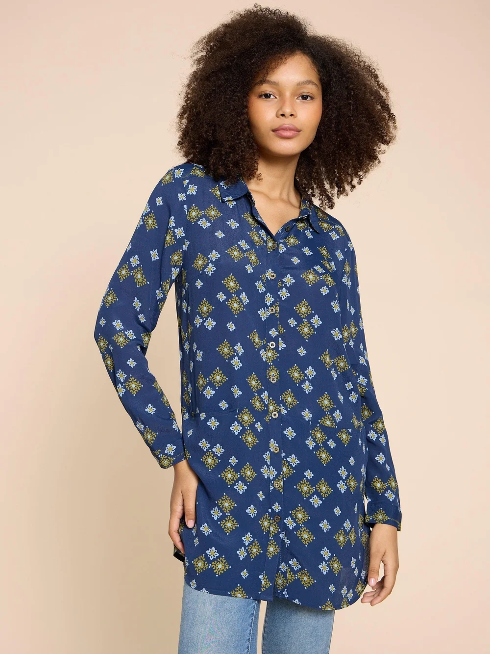 Danika Tunika - Navy Multi - 38/R Bild 1