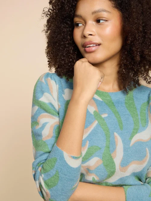 Julie Pullover - Blue Mlt - 38 Bild 3