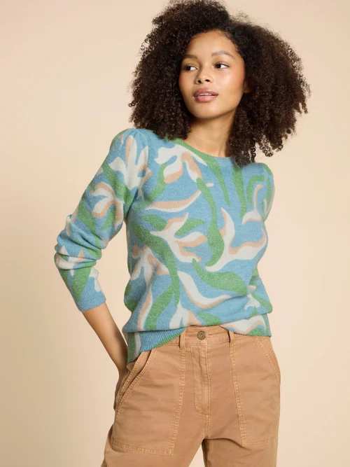 Julie Pullover - Blue Mlt - 38 Bild 1