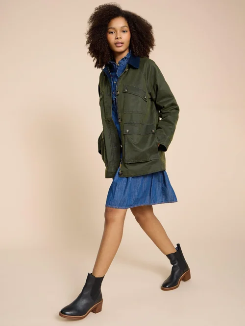 Juniper Baumwolljacke - Khaki Grn - 38 Bild 1