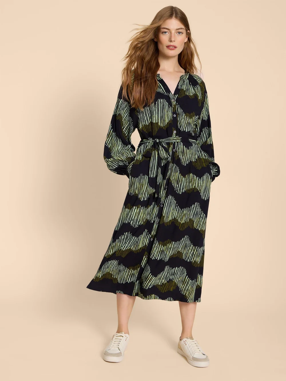 Lola Blusenkleid - Blk Mlt - 42 Bild 1