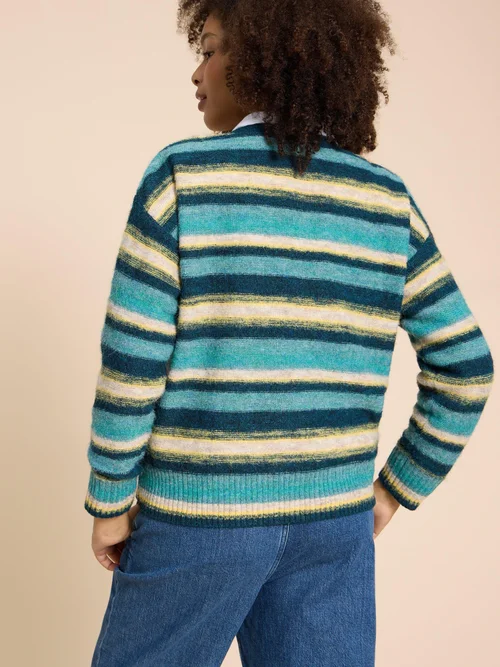 Sicily Pullover - Blue Mlt - 38 Bild 4