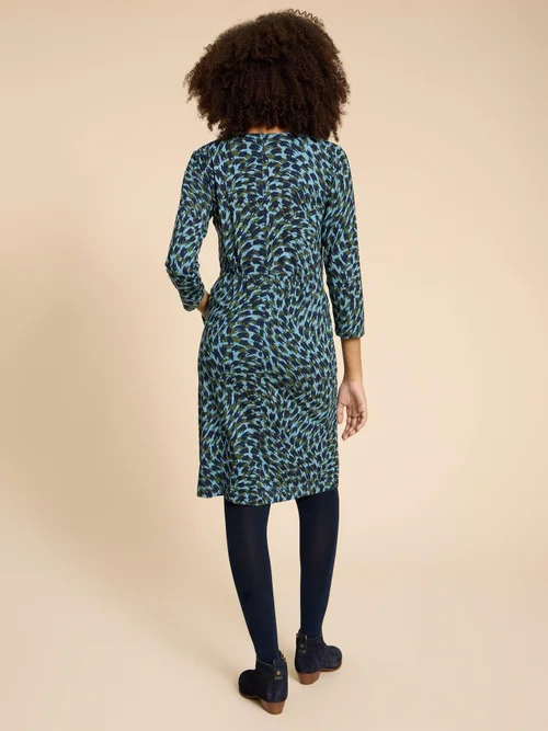 Tallie EcoVero Jerseykleid - Teal Pr - 38/R Bild 4