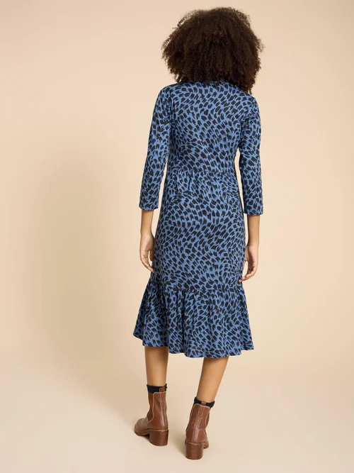 Naya Jerseykleid - Blue Pr - 38/R Bild 4