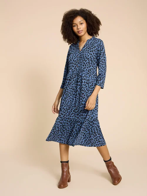 Naya Jerseykleid - Blue Pr - 38/R Bild 2