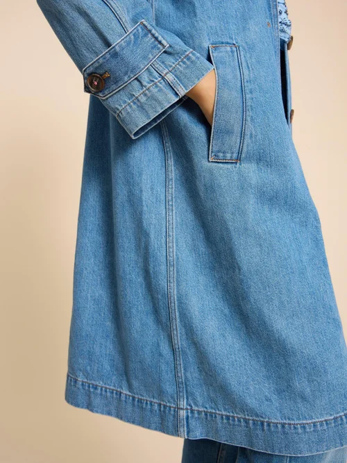 Oakleigh Jeansmantel - Mid Denim - 38/R Bild 2