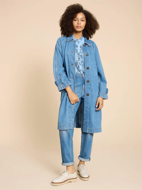 Oakleigh Jeansmantel - Mid Denim - 38/R Bild 3