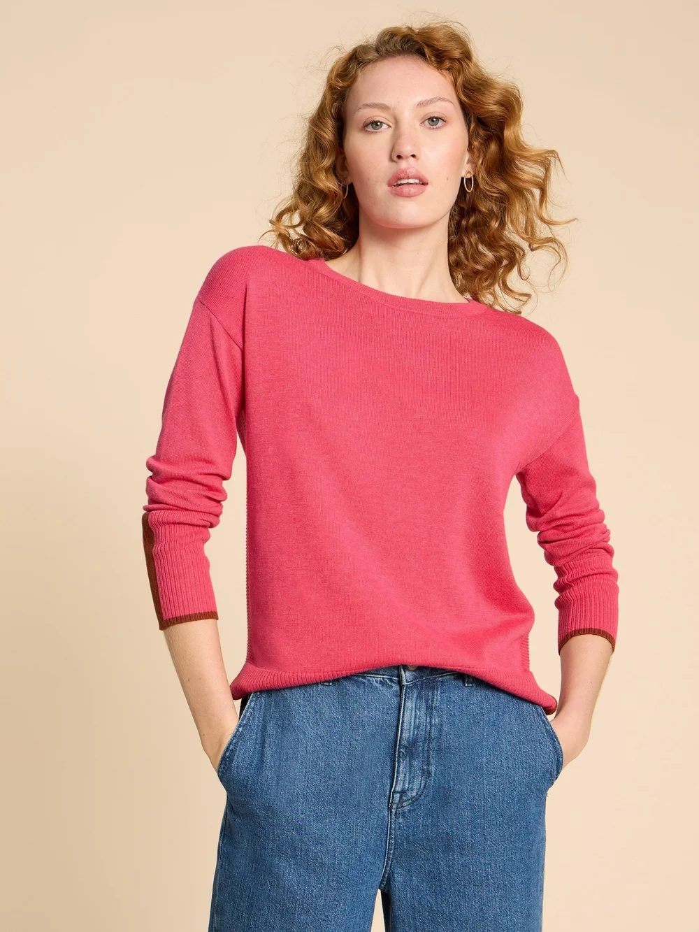 Olive Pullover - Brt Pink - 38 Bild 1