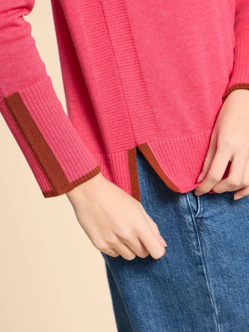 Olive Pullover - Brt Pink - 38 Bild 3