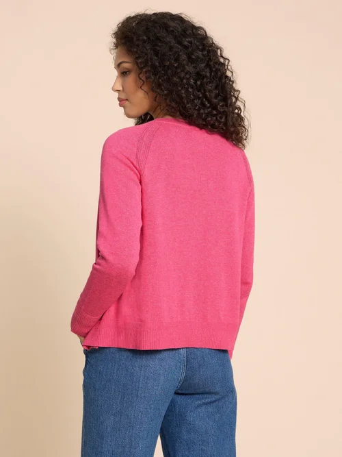 Lulu Strickjacke - Mid Pink - 38 Bild 4