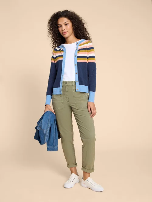 Lulu Strickjacke - Navy Multi - 38 Bild 2