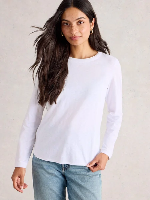 Clara Langarmshirt - Bril White - 40 Bild 3