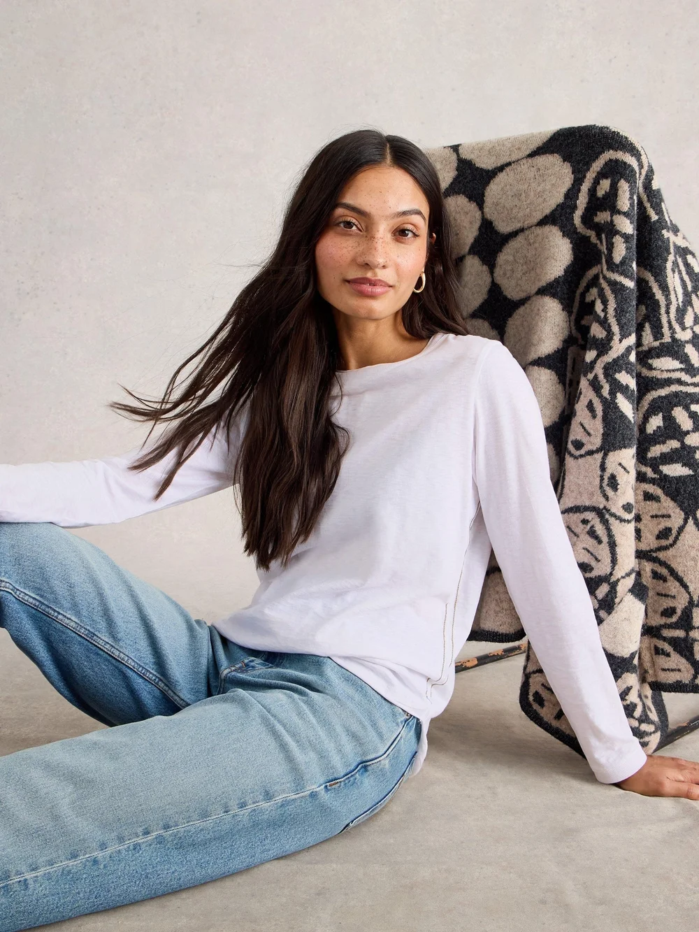 Clara Langarmshirt - Bril White - 40 Bild 1