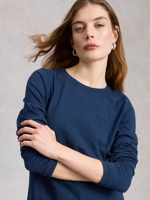 Clara Langarmshirt - Dark Navy - 38 Bild 1