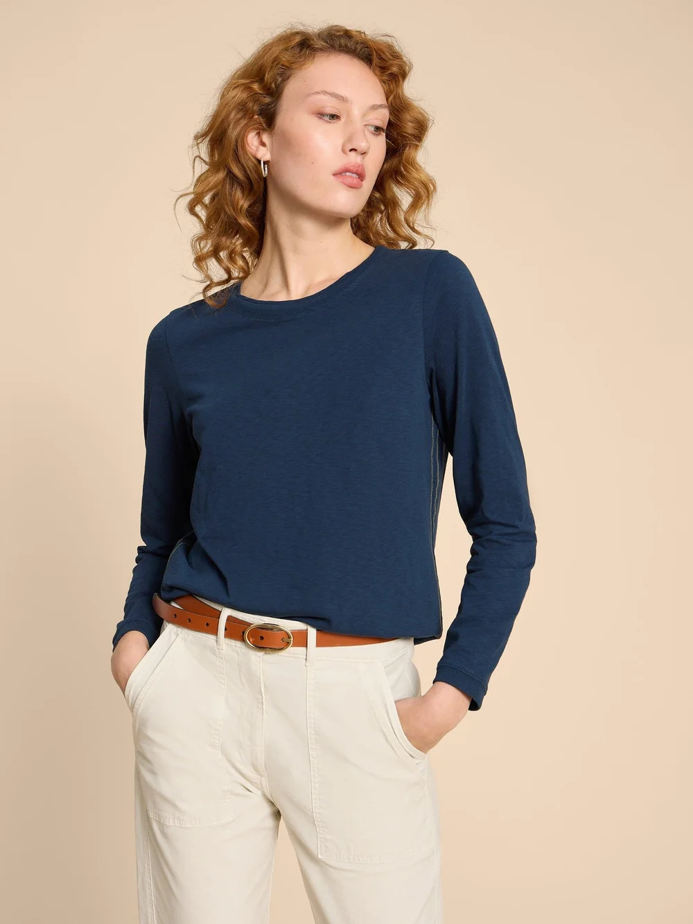 Clara Langarmshirt - Dark Navy - 38 Bild 1