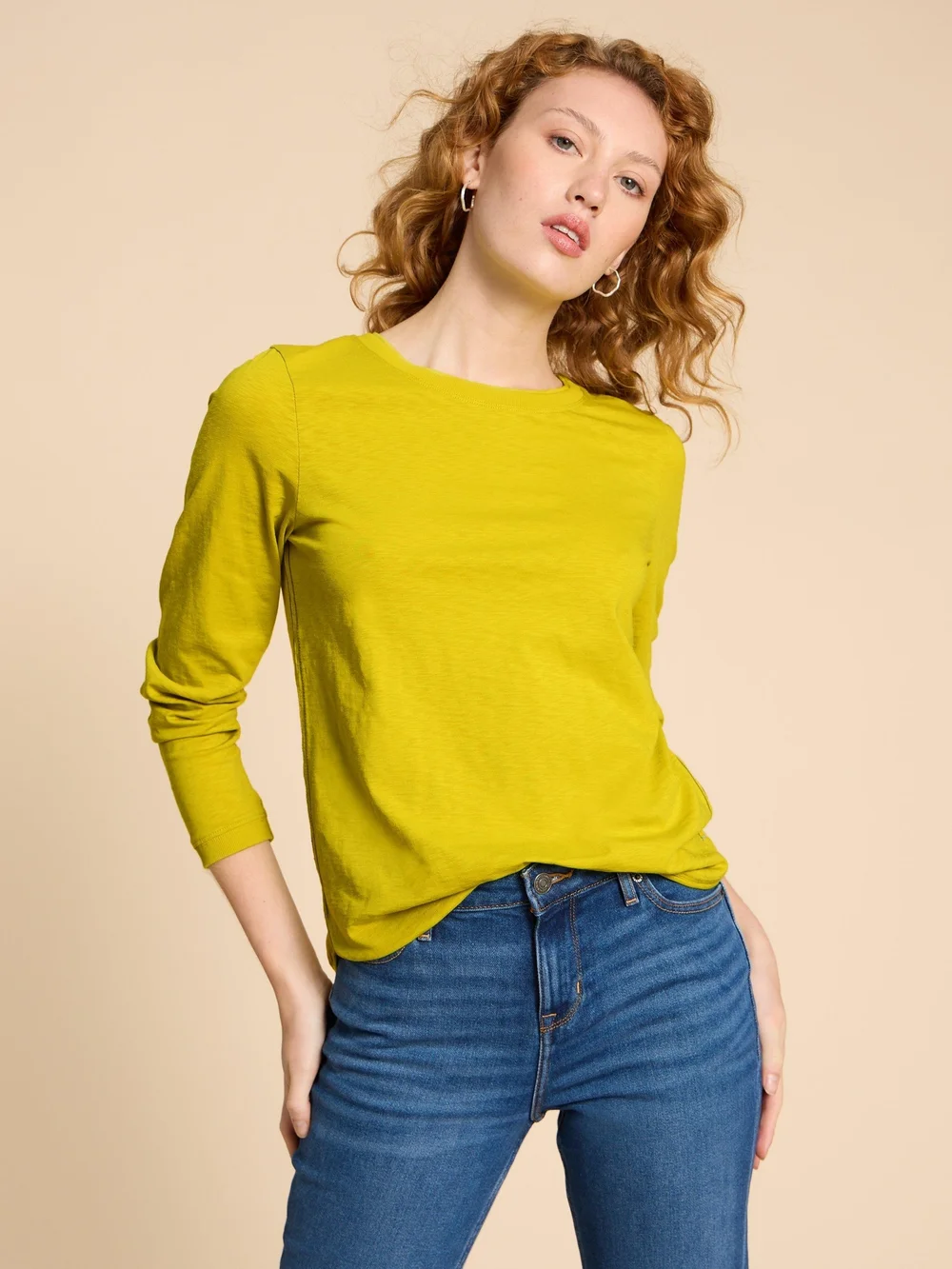 Clara Langarmshirt - Dp Yellow - 38 Bild 1