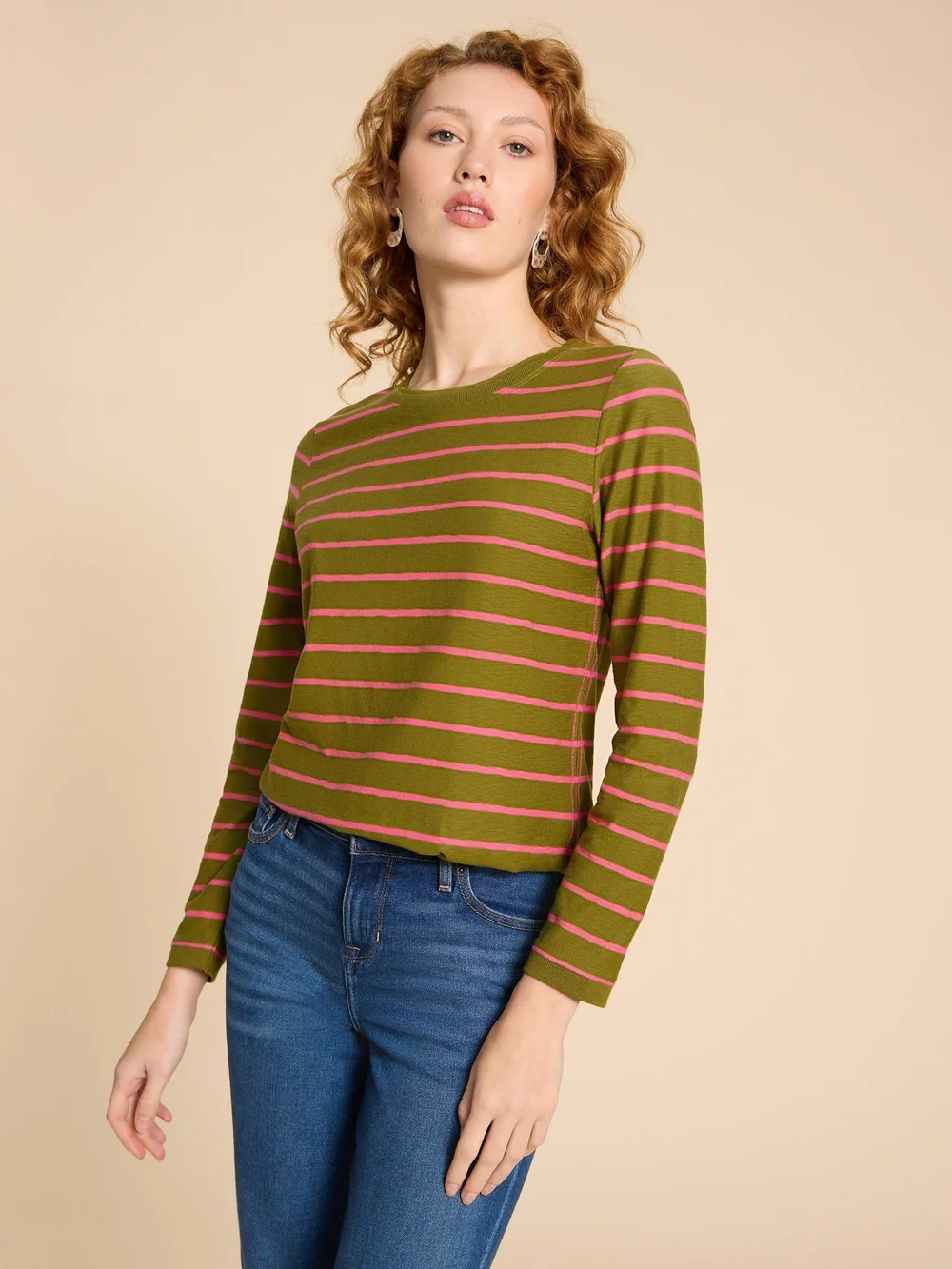 Clara Langarmshirt - Pink Mlt - 38 Bild 1