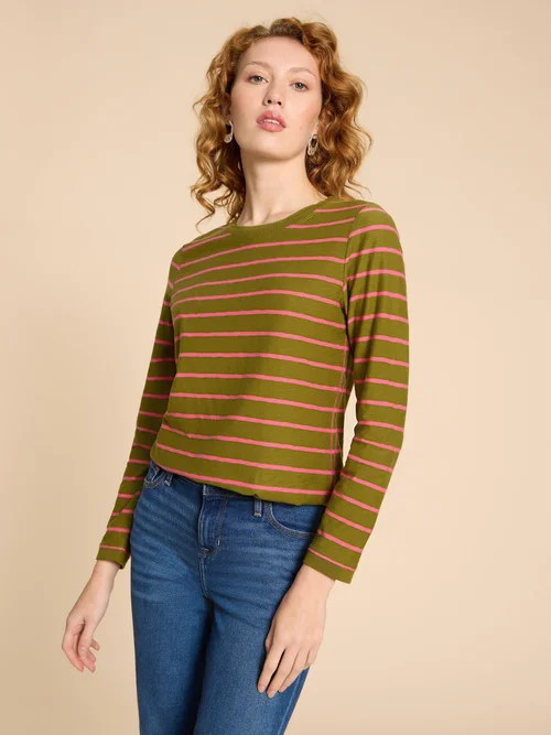 Clara Langarmshirt - Pink Mlt - 38 Bild 1