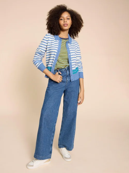 Clara Langarmshirt aus Materialmix - Green Mlt - 38 Bild 1