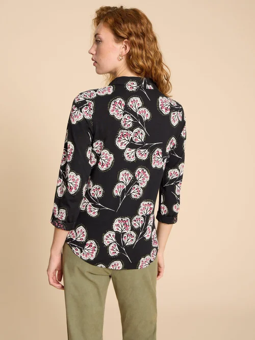 Annie Jerseybluse - Blk Pr - 38 Bild 4