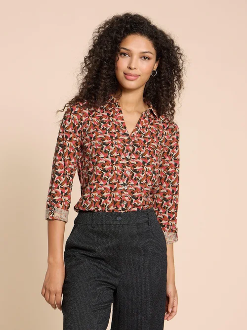 Annie Jerseybluse - Pink Pr - 38 Bild 2