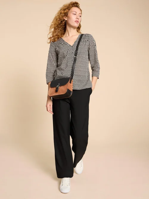 Rae Bluse aus Bio-Baumwolle - Blk Pr - 38 Bild 1