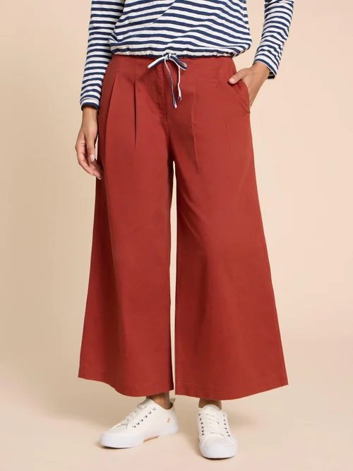 Samira Knöchellange Hose mit weitem Bein - Dk Red - 38/R Bild 3