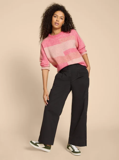Carlie Cargohose mit weitem Bein - Pure Blk - 38/R Bild 1